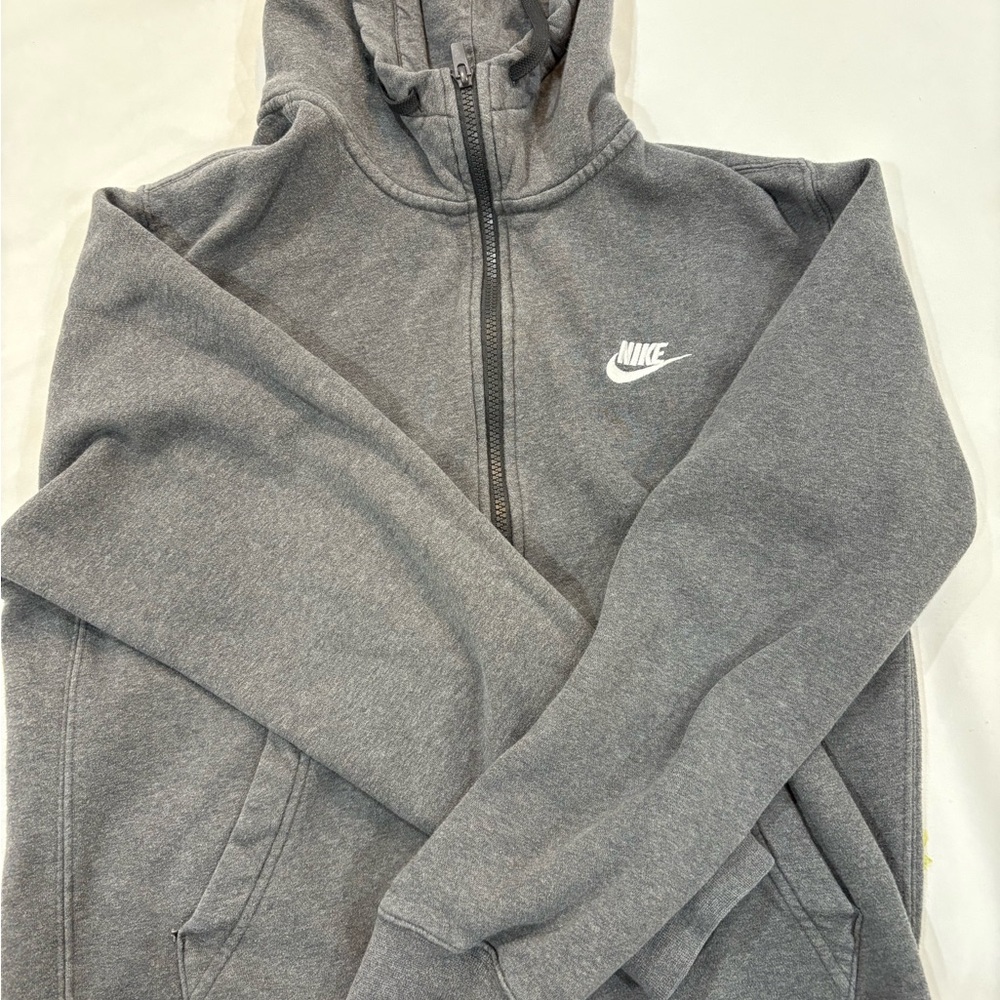 Nike Charcoal Fleece-Lined Hoodie